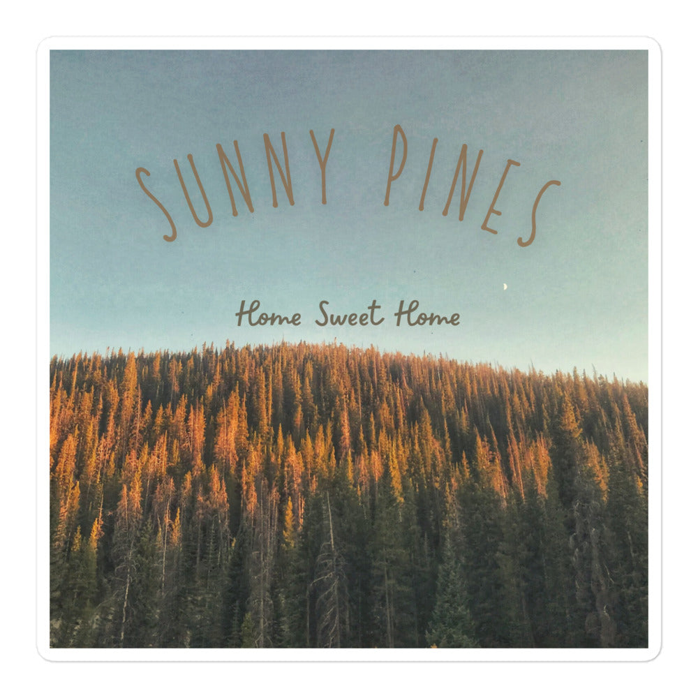 Sunny Pines Home Stickers